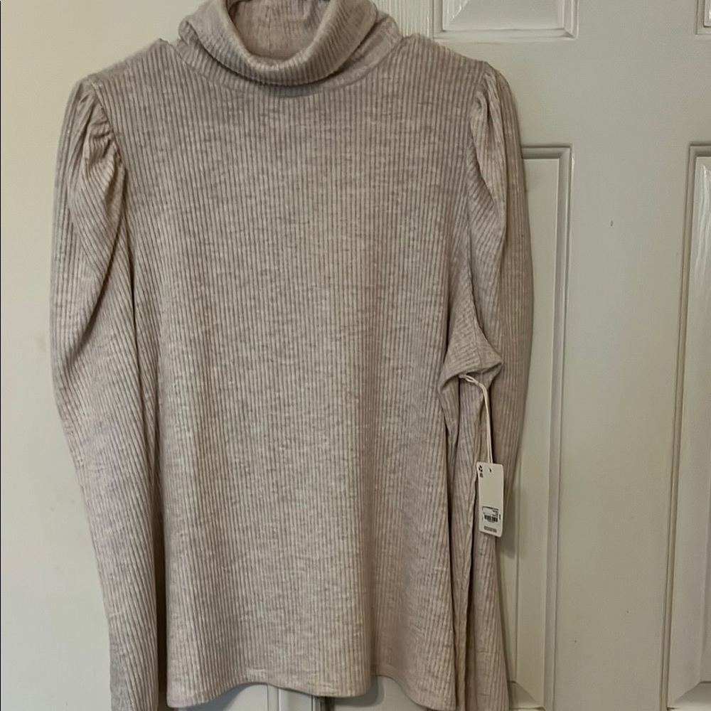 a.n.a Cream Cowl Neck Sweater Cozy Knit